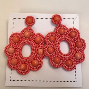 Stella and Dot Rose Statement Earrings